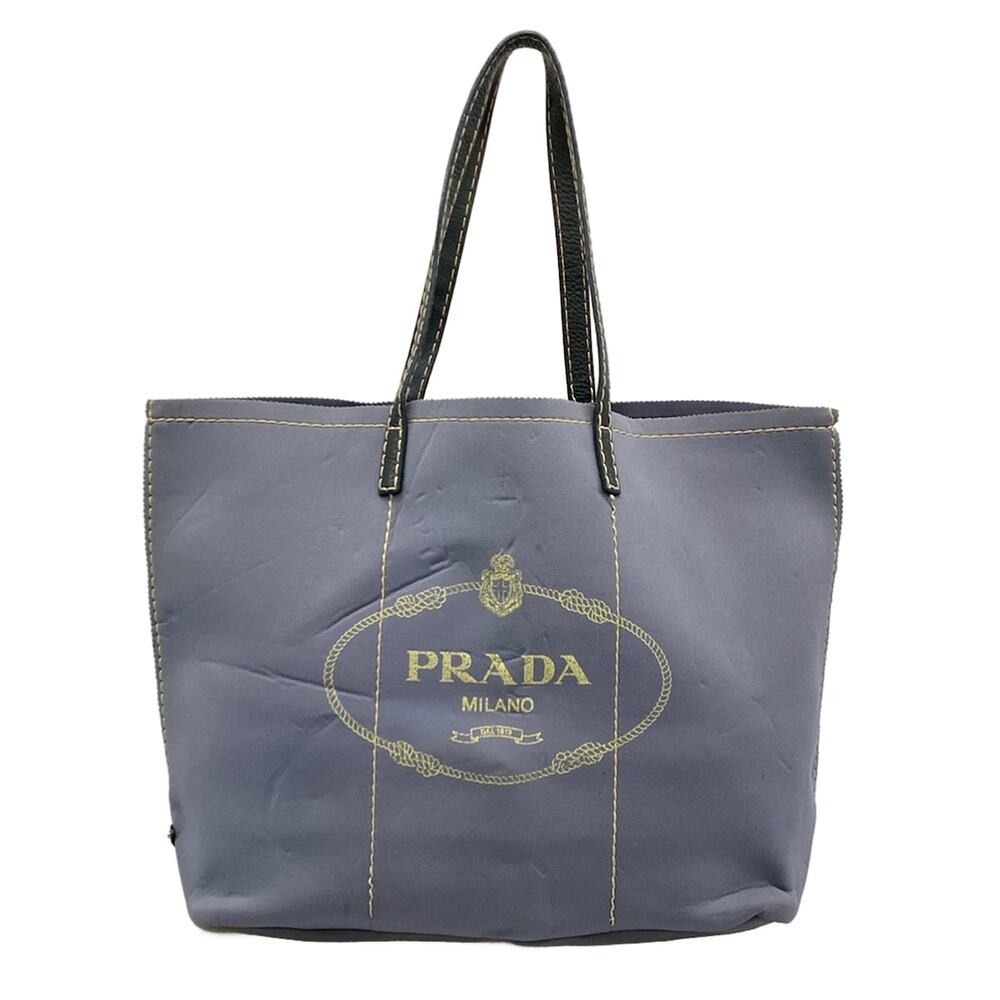 Prada Tote Bag Polyurethane Leather